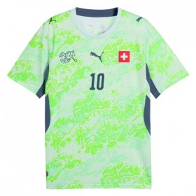 Camisola Suíça Granit Xhaka 10 Equipamento Alternativa Mundial de 2026 Manga Curta