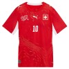 Camisola Suíça Granit Xhaka 10 Equipamento Principal Mundial de 2026 Manga Curta