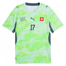 Camisola Suíça Vargas 17 Equipamento Alternativa Mundial de 2026 Manga Curta