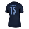 Camisola Uruguai Federico Valverde 15 Equipamento Alternativa Mundial de 2026 Manga Curta Camisola Uruguai Federico Valverde 15 Equipamento Alternativa Mundial de 2026 Manga Curta