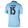 Camisola Uruguai Federico Valverde 15 Equipamento Principal Mundial de 2026 Manga Curta Camisola Uruguai Federico Valverde 15 Equipamento Principal Mundial de 2026 Manga Curta