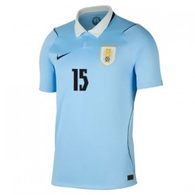 Camisola Uruguai Federico Valverde 15 Equipamento Principal Mundial de 2026 Manga Curta