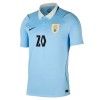 Camisola Uruguai Maximiliano Araujo 20 Equipamento Principal Mundial de 2026 Manga Curta