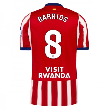 Camisola Atlético Madrid Barrios 8 Equipamento Principal 2026-27 Manga Curta Camisola Atlético Madrid Barrios 8 Equipamento Principal 2026-27 Manga Curta