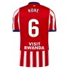 Camisola Atlético Madrid Koke 6 Equipamento Principal 2026-27 Manga Curta