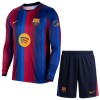 Camisola FC Barcelona Criança Equipamento Principal 2026-27 Manga Comprida