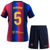 Camisola FC Barcelona Cubarsi 5 Criança Equipamento Principal 2026-27 Manga Curta