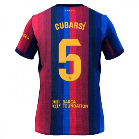 Camisola FC Barcelona Cubarsi 5 Equipamento Principal 2026-27 Manga Curta Camisola FC Barcelona Cubarsi 5 Equipamento Principal 2026-27 Manga Curta