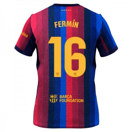 Camisola FC Barcelona Fermin 16 Equipamento Principal 2026-27 Manga Curta
