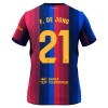 Camisola FC Barcelona Frenkie de Jong 21 Equipamento Principal 2026-27 Manga Curta Camisola FC Barcelona Frenkie de Jong 21 Equipamento Principal 2026-27 Manga Curta