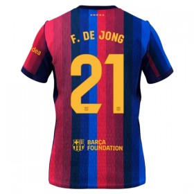 Camisola FC Barcelona Frenkie de Jong 21 Equipamento Principal 2026-27 Manga Curta