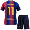 Camisola FC Barcelona Raphinha 11 Criança Equipamento Principal 2026-27 Manga Curta