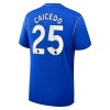 Camisola Chelsea Caicedo 25 Criança Equipamento Principal 2026-27 Manga Curta