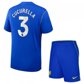 Camisola Chelsea Cucurella 3 Criança Equipamento Principal 2026-27 Manga Curta