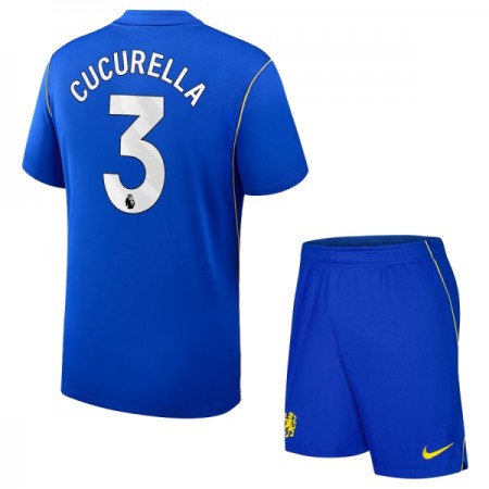 Camisola Chelsea Cucurella 3 Criança Equipamento Principal 2026-27 Manga Curta