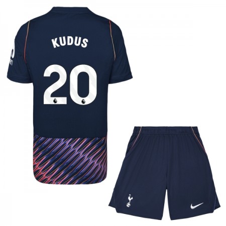 Camisola Tottenham Hotspur Kudus 20 Criança Equipamento Alternativa 2026-27 Manga Curta Camisola Tottenham Hotspur Kudus 20 Criança Equipamento Alternativa 2026-27 Manga Curta