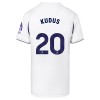Camisola Tottenham Hotspur Kudus 20 Equipamento Principal 2026-27 Manga Curta