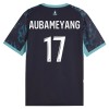 Camisola Olympique de Marseille Aubameyang 17 Equipamento Alternativa 2026-27 Manga Curta