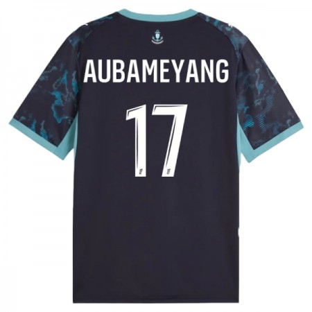 Camisola Olympique de Marseille Aubameyang 17 Equipamento Alternativa 2026-27 Manga Curta