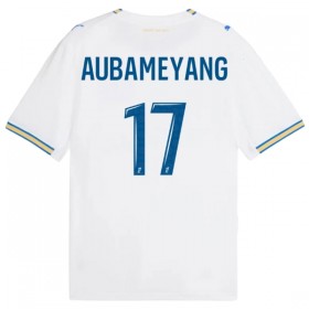Camisola Olympique de Marseille Aubameyang 17 Equipamento Principal 2026-27 Manga Curta