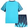Camisola Olympique de Marseille Criança Equipamento Alternativa 2026-27 Azul Manga Curta