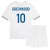 Camisola Olympique de Marseille Greenwood 10 Criança Equipamento Principal 2026-27 Manga Curta Camisola Olympique de Marseille Greenwood 10 Criança Equipamento Principal 2026-27 Manga Curta