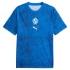 Camisola Olympique de Marseille Pre-Match 2026-27 Azul Manga Curta Camisola Olympique de Marseille Pre-Match 2026-27 Azul Manga Curta