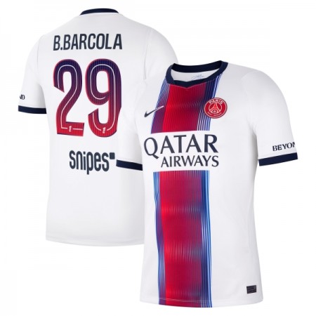Camisola Paris Saint-Germain Bradley Barcola 29 Equipamento Alternativa 2026-27 Manga Curta Camisola Paris Saint-Germain Bradley Barcola 29 Equipamento Alternativa 2026-27 Manga Curta