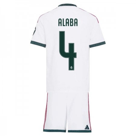 Camisola Real Madrid Alaba 4 Criança Equipamento Principal 2026-27 Manga Curta