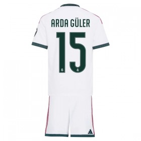 Camisola Real Madrid Arda Guler 15 Criança Equipamento Principal 2026-27 Manga Curta