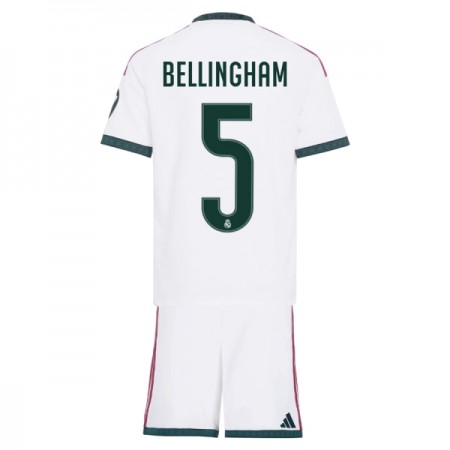Camisola Real Madrid Bellingham 5 Criança Equipamento Principal 2026-27 Manga Curta Camisola Real Madrid Bellingham 5 Criança Equipamento Principal 2026-27 Manga Curta