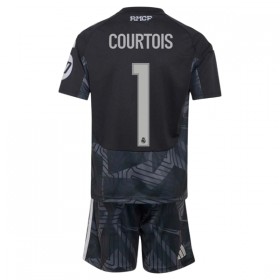 Camisola Real Madrid Courtois 1 Guarda Redes Criança Equipamento Principal 2026-27 Manga Curta