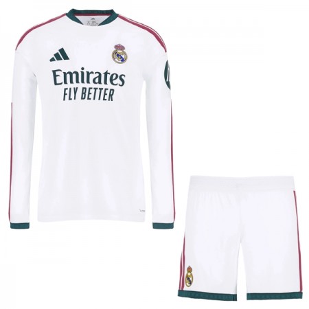 Camisola Real Madrid Criança Equipamento Principal 2026-27 Manga Comprida Camisola Real Madrid Criança Equipamento Principal 2026-27 Manga Comprida