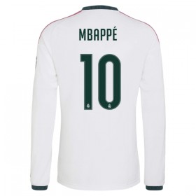 Camisola Real Madrid Mbappé 10 Equipamento Principal 2026-27 Manga Comprida