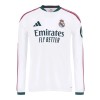 Camisola Real Madrid Mbappé 10 Equipamento Principal 2026-27 Manga Comprida