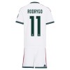 Camisola Real Madrid Rodrygo 11 Criança Equipamento Principal 2026-27 Manga Curta