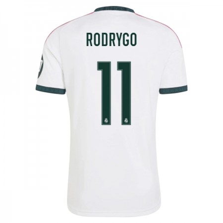 Camisola Real Madrid Rodrygo 11 Equipamento Principal 2026-27 Manga Curta
