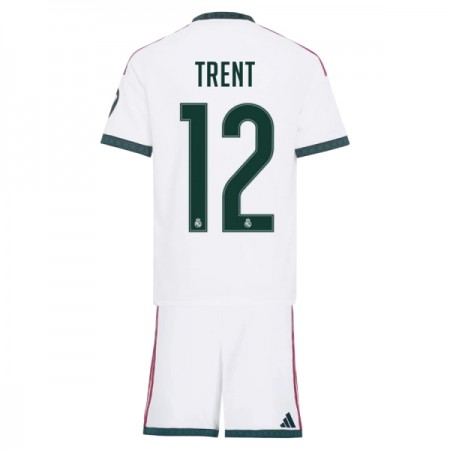 Camisola Real Madrid Trent Alexander-Arnold 12 Criança Equipamento Principal 2026-27 Manga Curta Camisola Real Madrid Trent Alexander-Arnold 12 Criança Equipamento Principal 2026-27 Manga Curta