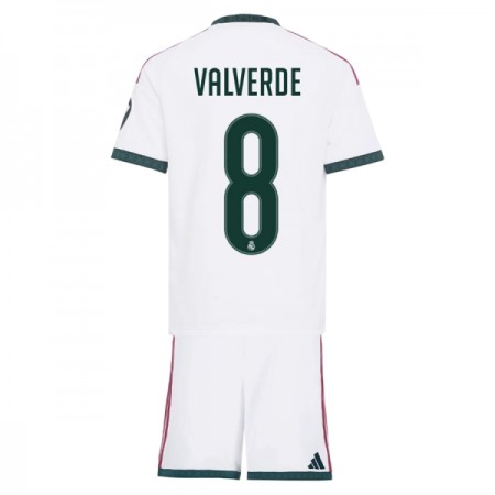 Camisola Real Madrid Valverde 8 Criança Equipamento Principal 2026-27 Manga Curta