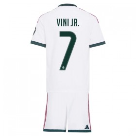 Camisola Real Madrid Vini JR 7 Criança Equipamento Principal 2026-27 Manga Curta