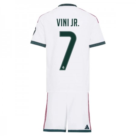 Camisola Real Madrid Vini JR 7 Criança Equipamento Principal 2026-27 Manga Curta