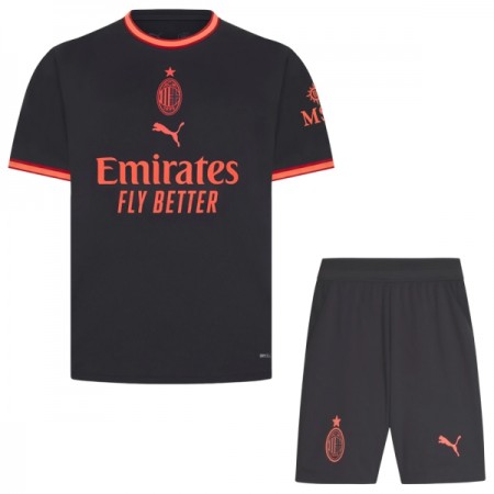 Camisola AC Milan Criança Equipamento 3ª 2026-27 Manga Curta
