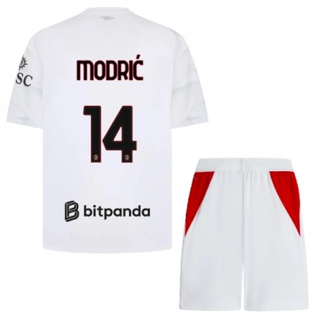 Camisola AC Milan Modrić 14 Criança Equipamento Alternativa 2026-27 Manga Curta