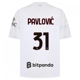 Camisola AC Milan Pavlovic 31 Equipamento Alternativa 2026-27 Manga Curta