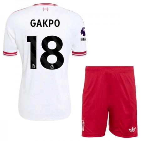 Camisola Liverpool Gakpo 18 Criança Equipamento Alternativa 2026-27 Manga Curta