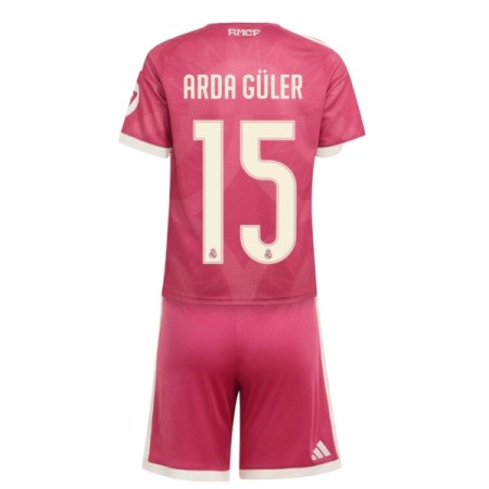 Camisola Real Madrid Arda Guler 15 Criança Equipamento 3ª 2026-27 Manga Curta