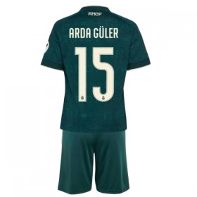 Camisola Real Madrid Arda Guler 15 Criança Equipamento Alternativa 2026-27 Manga Curta