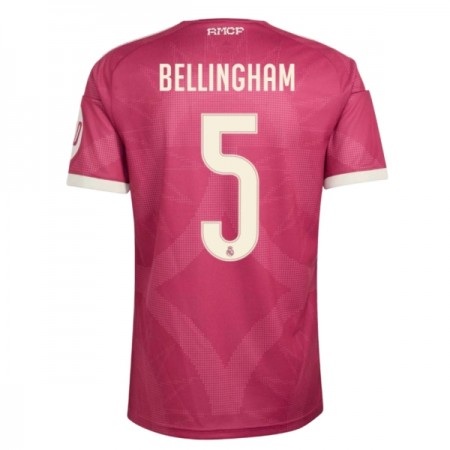 Camisola Real Madrid Bellingham 5 Equipamento 3ª 2026-27 Manga Curta Camisola Real Madrid Bellingham 5 Equipamento 3ª 2026-27 Manga Curta