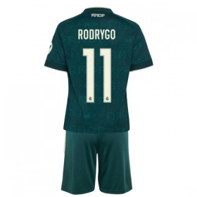 Camisola Real Madrid Rodrygo 11 Criança Equipamento Alternativa 2026-27 Manga Curta