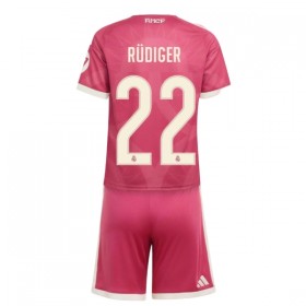 Camisola Real Madrid Rudiger 22 Criança Equipamento 3ª 2026-27 Manga Curta
